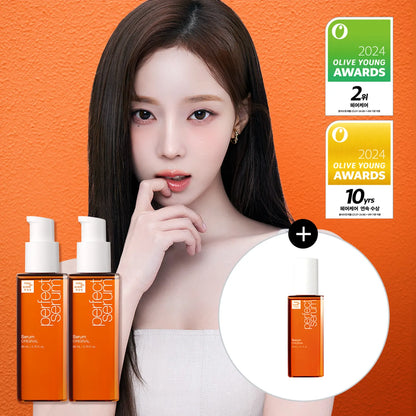 Shine & Sleek Perfect Serum Special Set (2*80ml+30ml+Hair Brush).