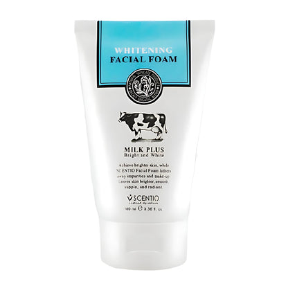 Scentio Milk Plus Q10 Whitening Facial Foam (100ml)